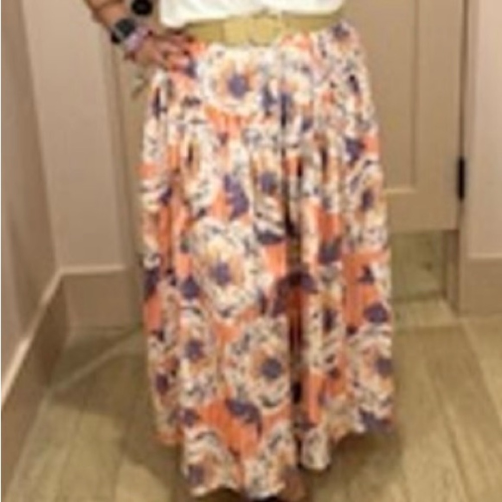 NWT  Anthropologie button down cotton skirt - Picture 7 of 7